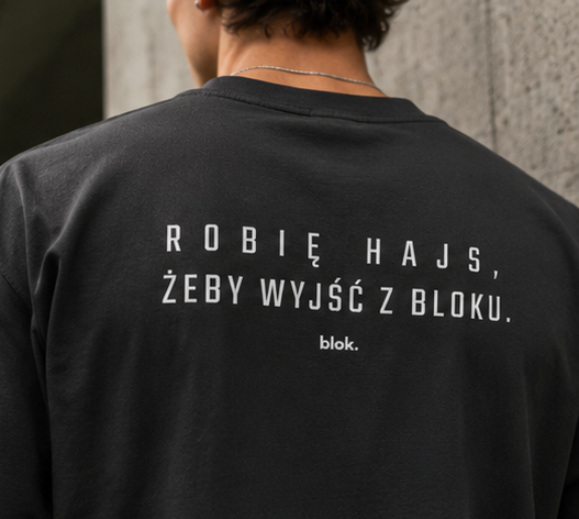 BLOK. – “Robię Hajs” Box Tee